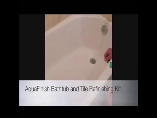 DIY bathtub refinishing - professional application technique